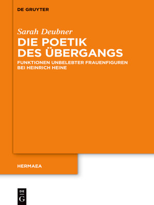 cover image of Die Poetik des Übergangs